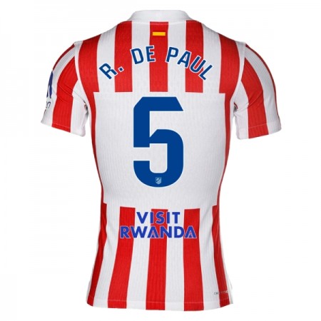 Atlético Madrid R. De Paul 5 Thuisshirt 2025-26
